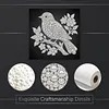 DIY Pearl Painting Bird for Home Wall Decor(25x25cm)