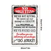 Warning sign - Metal Tin Signs(8*12Inch/12*16Inch)