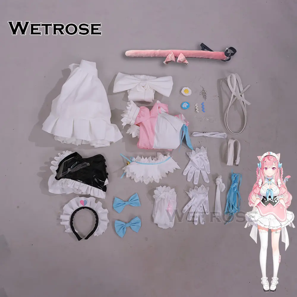 [Wetrose] Pre-Order Vtuber Yuki Sakuna 3.0 Cosplay Costume 結城さくな3.0コスプレ