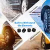 Solar/USB Charging TPMS Tire Pressure Monitoring System with 4 External Sensors