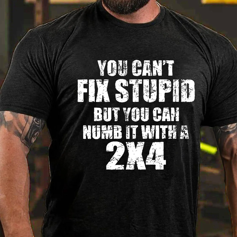 You Can't Fix Stupid But You Can Numb It With A 2x4 T-shirt ctolen
