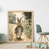Rabbit Full Stamped Cross Stitch 11CT 3-Strand 40x50cm