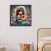 Diamond Painting-DIY Full Round Drill Girl And Deer