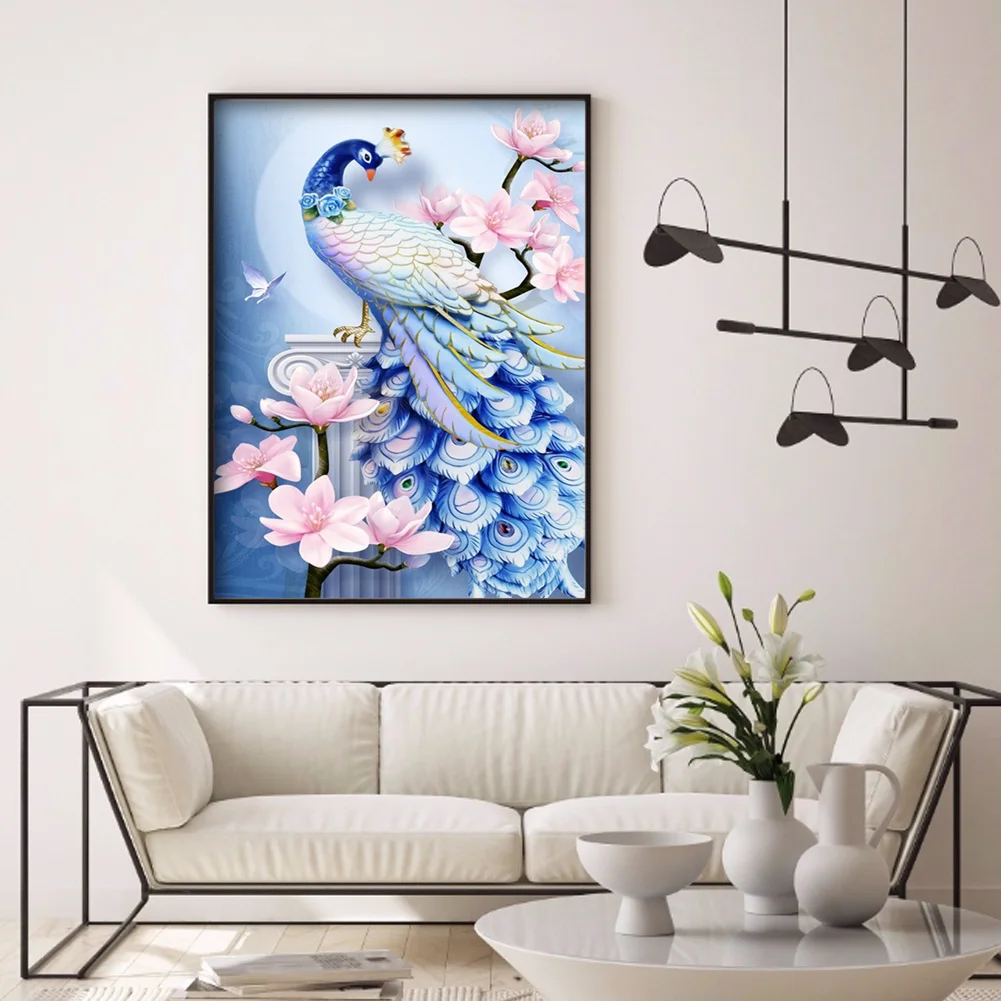 Diamond Painting - Full Round Drill - Peacock(30*40cm)