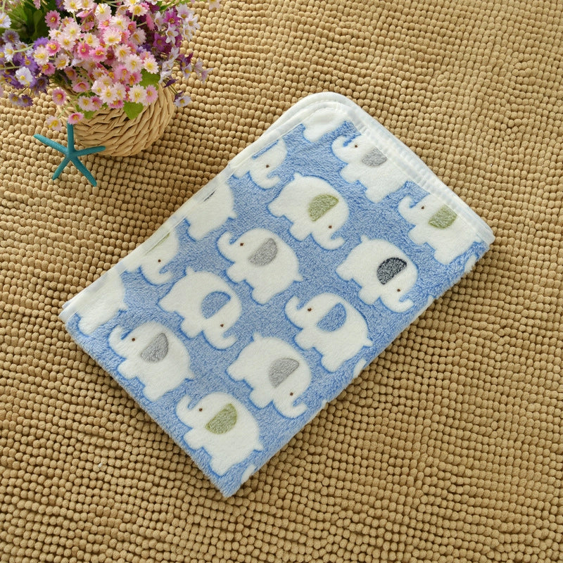 In Stock Pet Blanket Four Seasons Universal Cat And Dog Blanket Thickened Flannel Paw Printing Blanket Pet Supplies