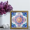 Diamond Painting Special Shaped Drill Mandala With Frame(8.46x8.46inch)