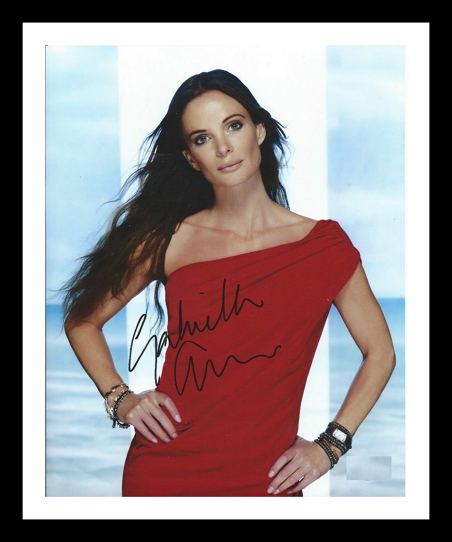 Gabrielle Anwar Autograph Signed & Framed Photo Poster painting 1