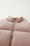 Women's Winter Thick Full Zipper Quilted Puffer Down Jacket