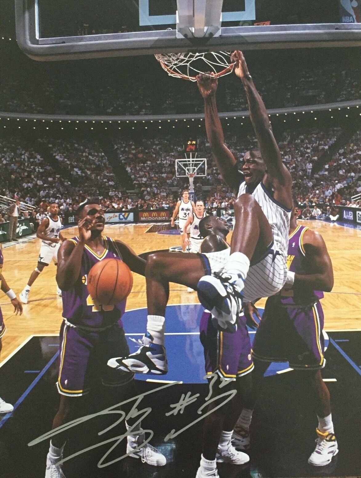 Shaquille O’Neal Shaq Autographed Signed 8x10 Photo Poster painting ( Magic ) REPRINT