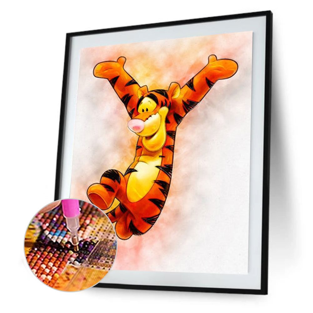 Tigger-Full Round Diamond Painting