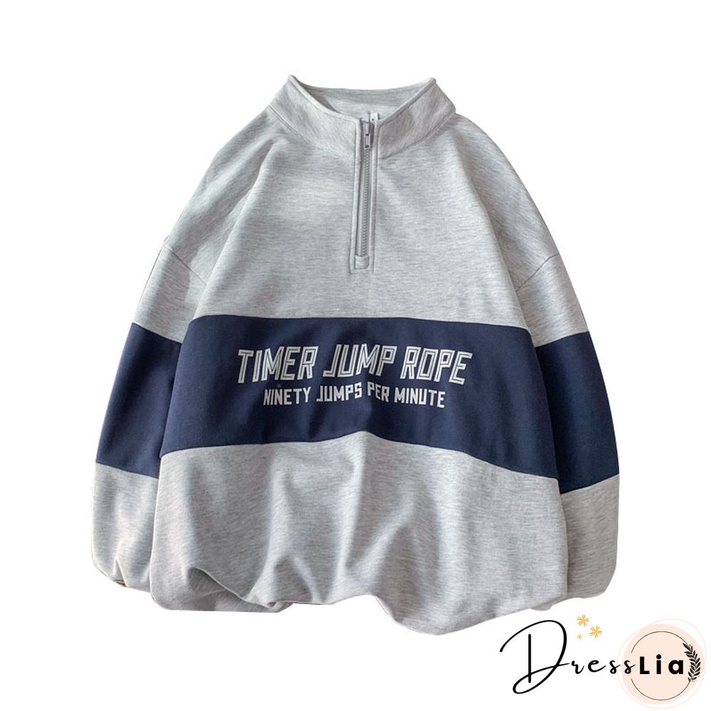 Men Vintage Print Casual Sweatshirt