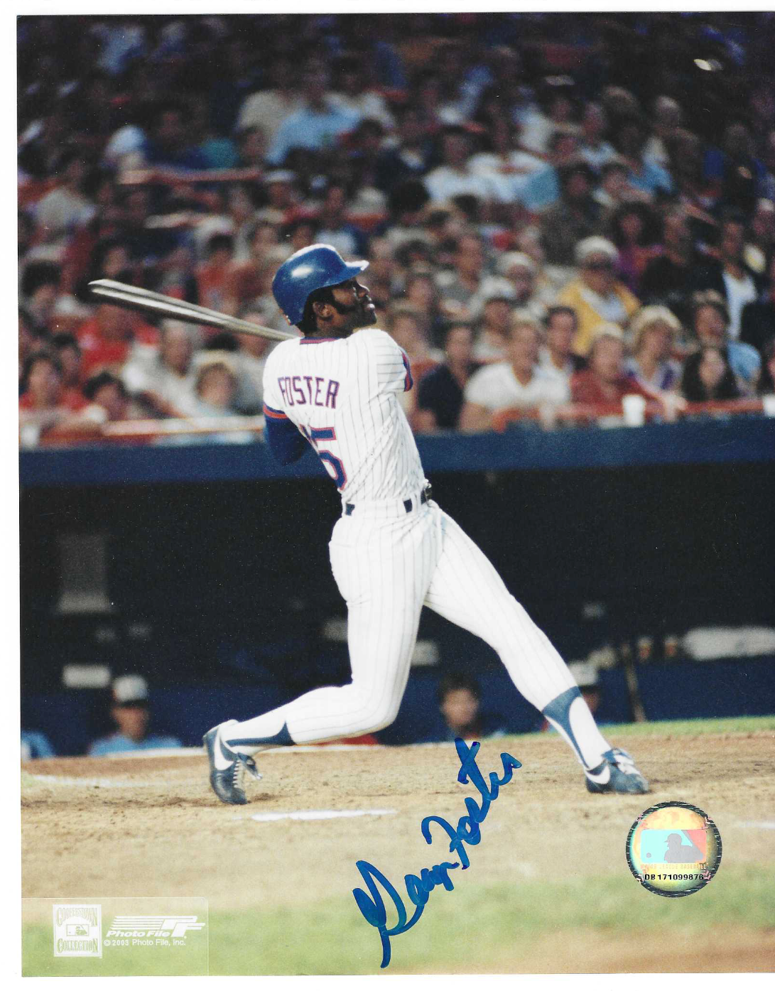 Feared Slugger 5x All Star George Foster Signed 8x10 Baseball Photo Poster painting JSAALOA Reds