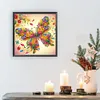 Peinture de diamant en forme de papillon-30*30cm