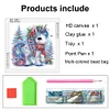 Christmas Unicorn - Crystal Rhinestone Diamond Painting