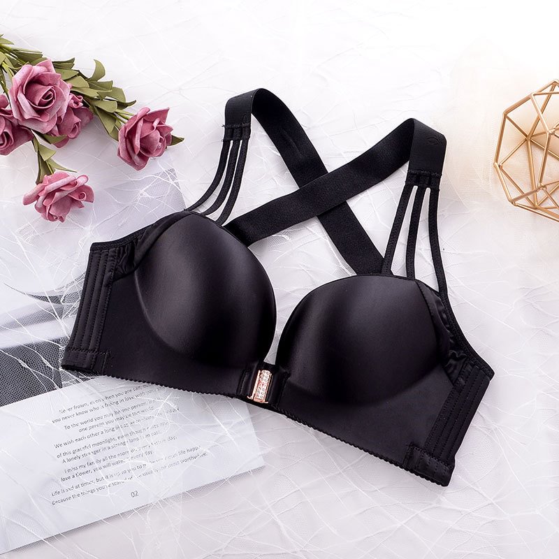 Large Size Front Buckle Thin Bra Traditional