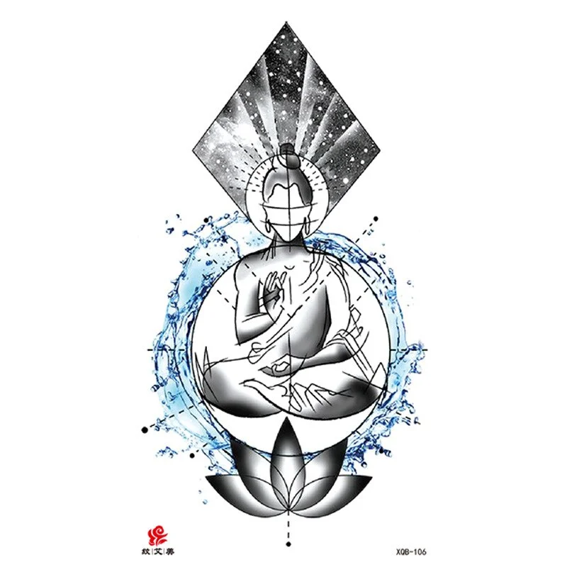 Sdrawing Temporary Tattoo Sticker Tiger Lion Wolf Mermaid Rose Arm Tattoo Hipster Tattoo Man Woman Tattoo Body Art Tatuajes