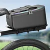 Bike Trunk Bag Bicycle Rear Seat Bag Water Resistant Reflective Cycling Pannier Large Capacity Multi-Functional MTB Tail Bags for Safety Night Cycling Accessories