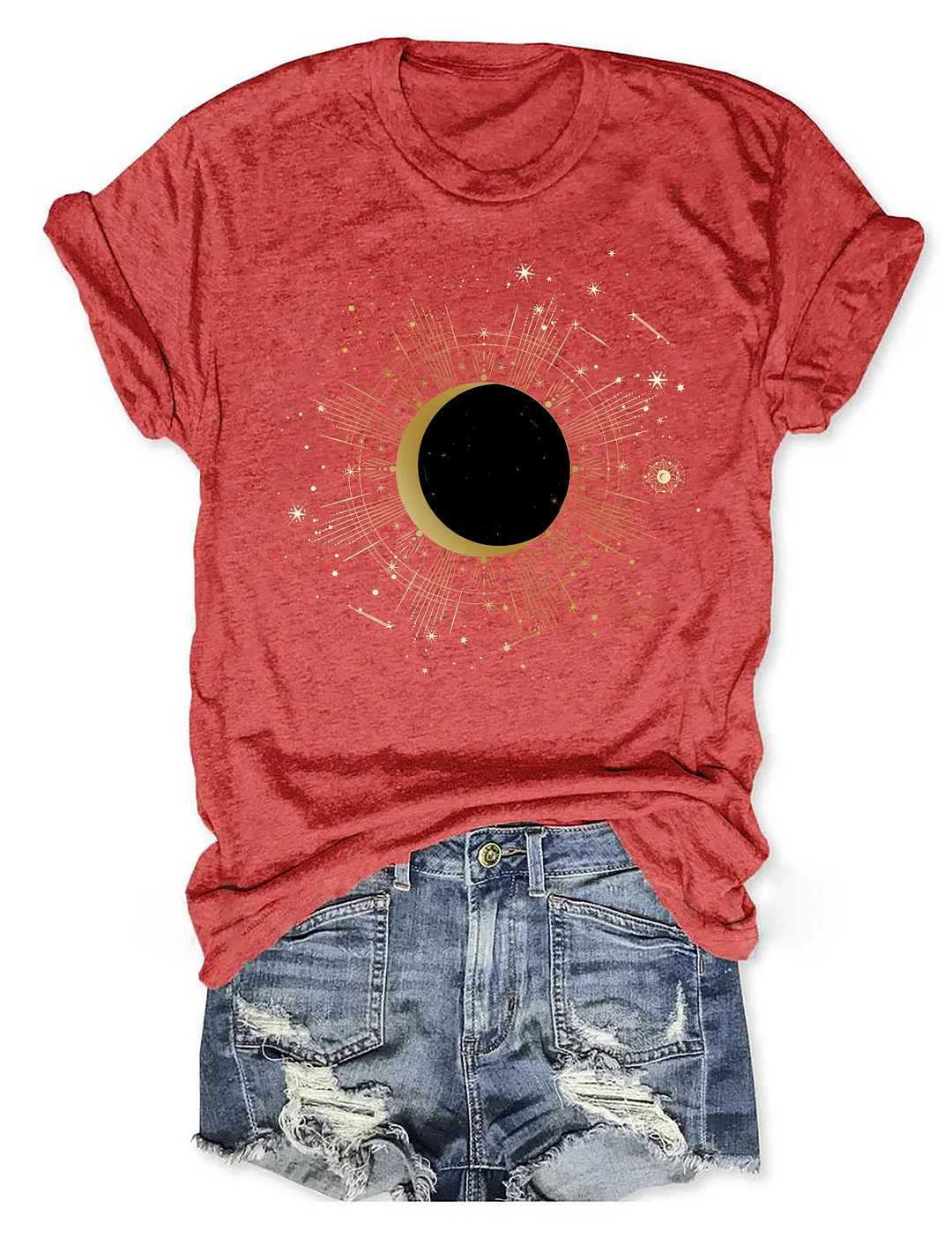 Path of Totality Total Solar Eclipse T-shirt