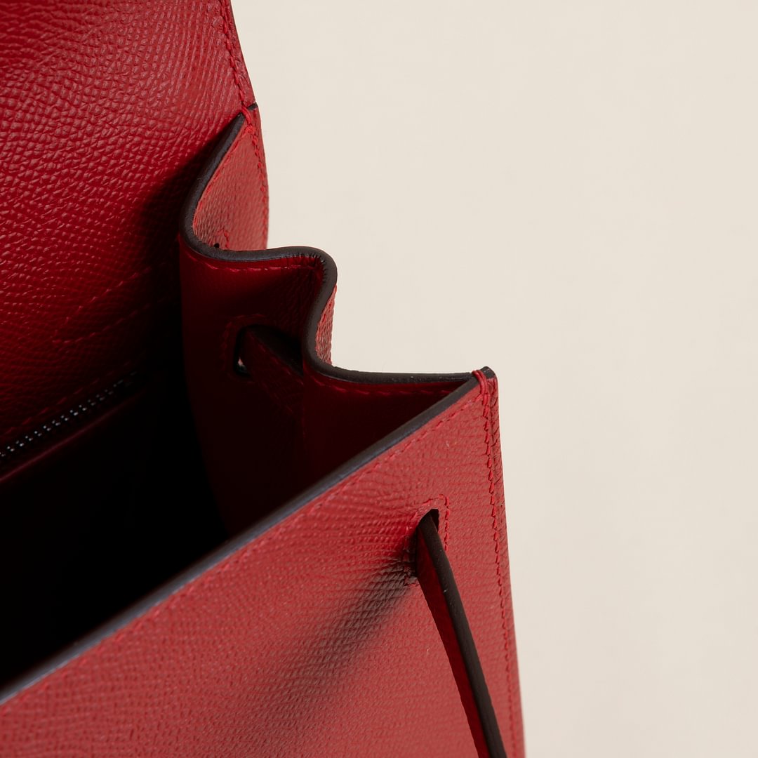 Kelly25 Epsom Q5 Rouge casaque PHW