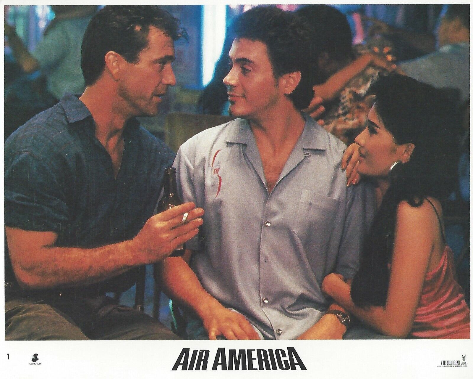 Air America Original 8x10 Lobby Card Poster 1990 Photo Poster painting #1 Gibson Downey JR