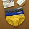 Men's Elastic Low Waist U Bulge Pouch Briefs