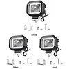 40W Motorcycle LED Spotlight 12-80V Driving Fog Lamp White Yellow DRL Headlight