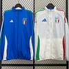 2024 Italy Reversible Windbreaker (White-Blue)Soccer Jersey 1:1 Thai Quality love fball