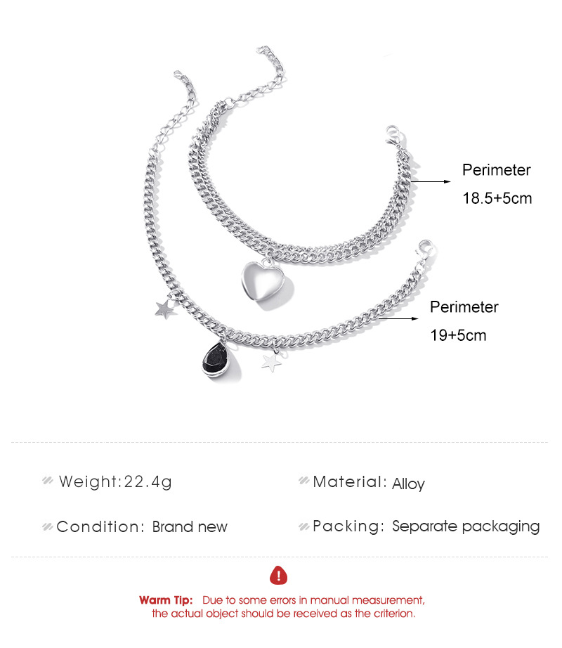 Love Star Multi-Layers Anklet