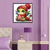 Diamond Painting -DIY Round Drill Winter Dragon