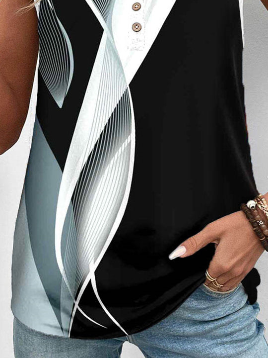 Women Half Sleeve V-neck Solid Color Dress