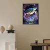 Peinture diamant perceuse ronde tortue de mer-30*40cm