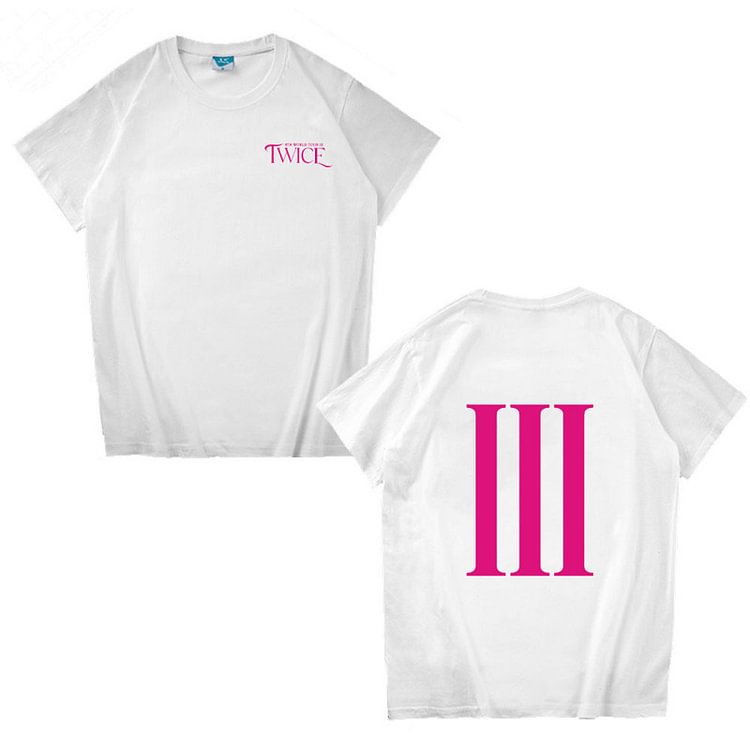 TWICE 4TH WORLD TOUR Concert T-shirt