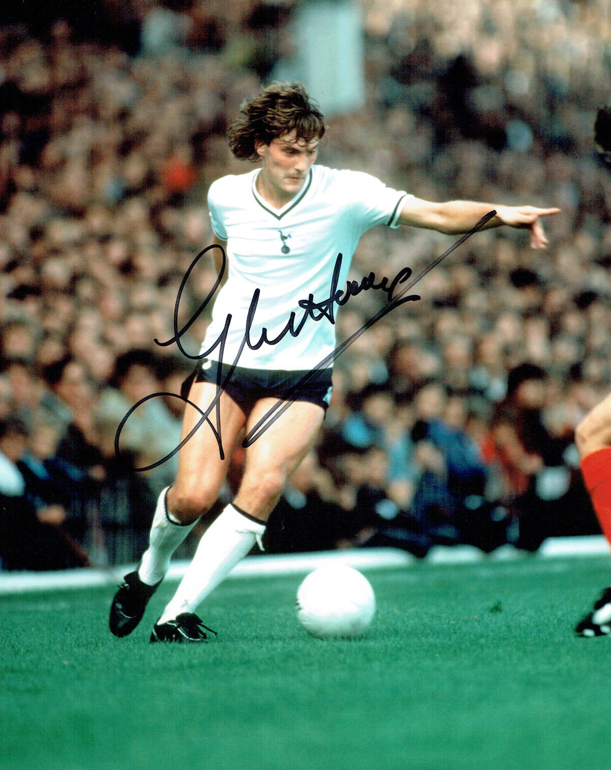 Glenn HODDLE SIGNED Autograph 10x8 Photo Poster painting B AFTAL RD COA Tottenham Hotspurs SPURS