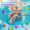 26Pcs Dive Gems Pool  with Treasure Box Diamond Jewel  for Swimming Pool