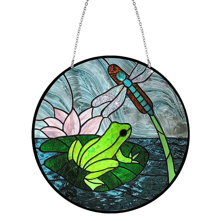 Stained Glass Style - Pendant - DIY Diamond Crafts