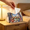 Large Size DIY God Bless America Diamond Painting Tissue Box