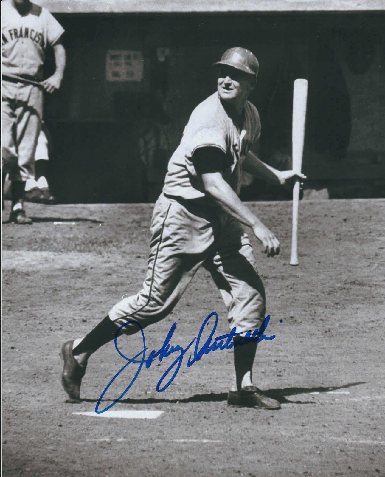 Signed 8x10 JOHNNY ANTONELLI San Francisco Giants Autographed Photo Poster painting- COA