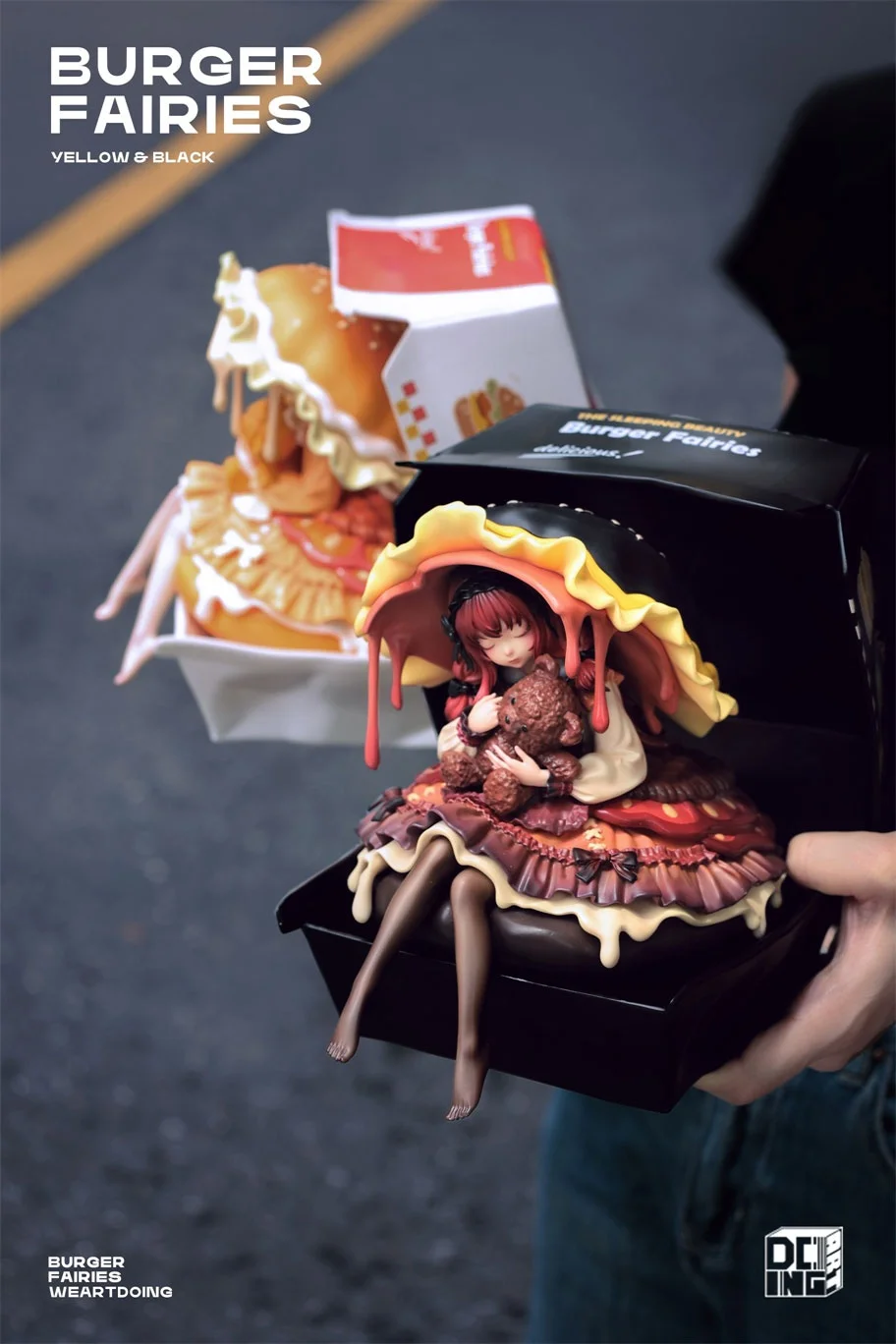 Burger Fairies Series Sweetheart Cheese Chicken Burger & Angus