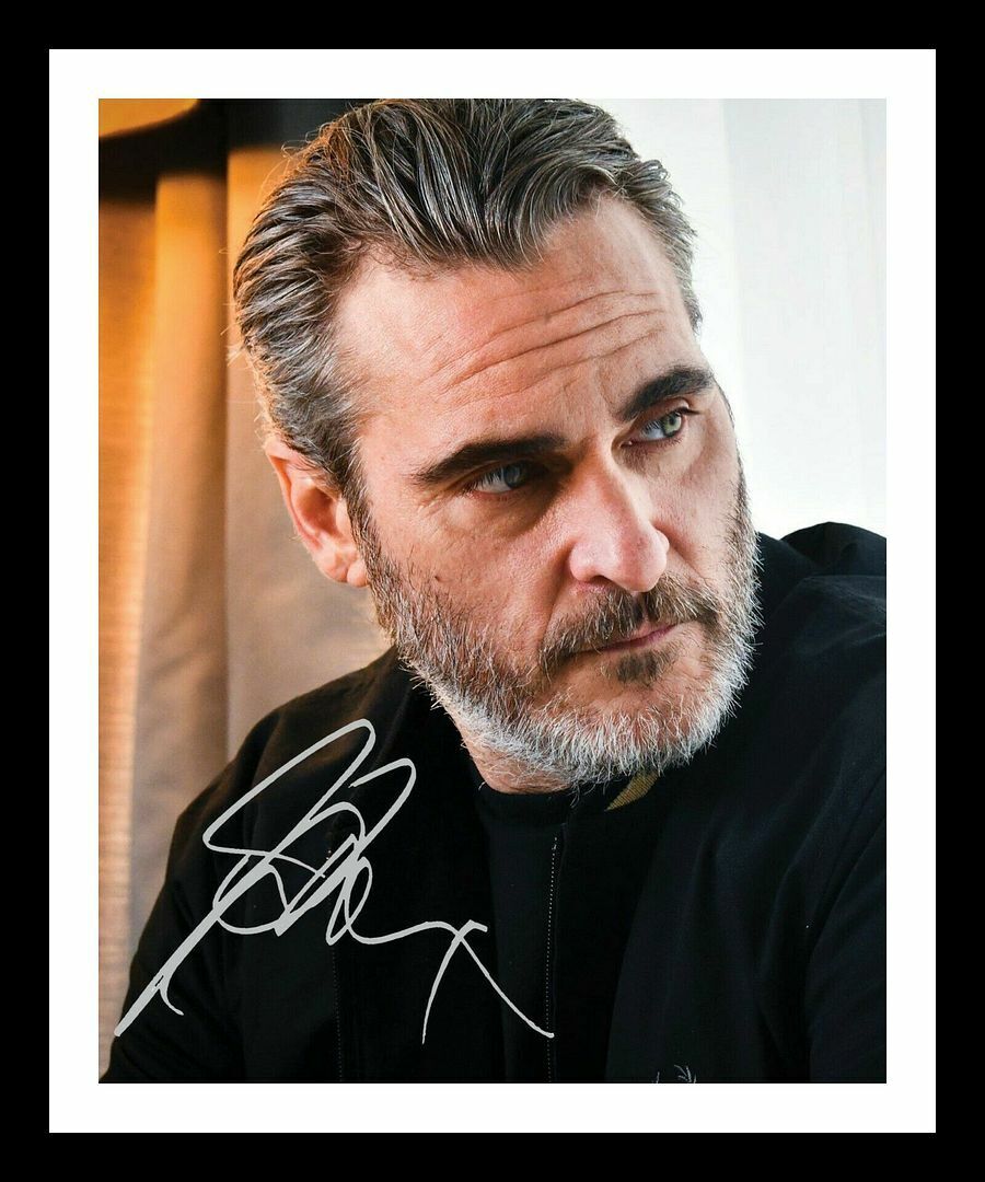 Joaquin Phoenix Autograph Signed & Framed Photo Poster painting 1