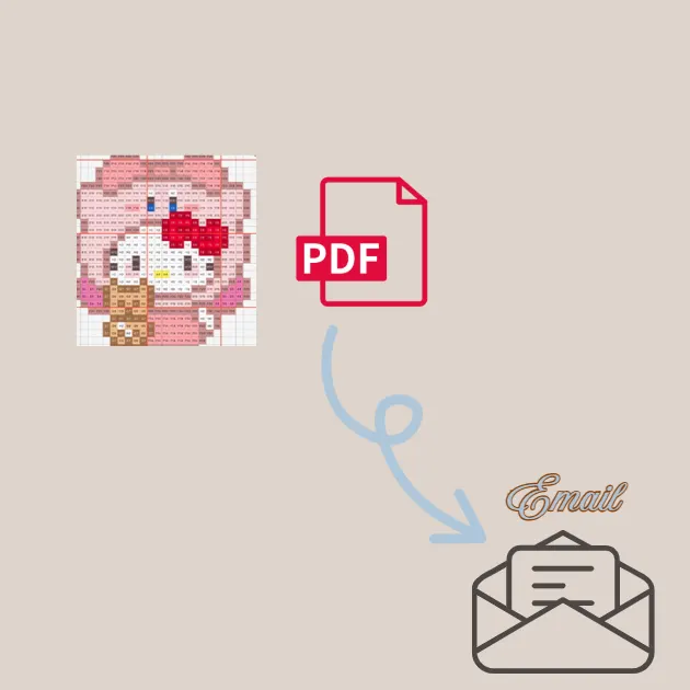 Kirby Kitty Digital Pattern 
