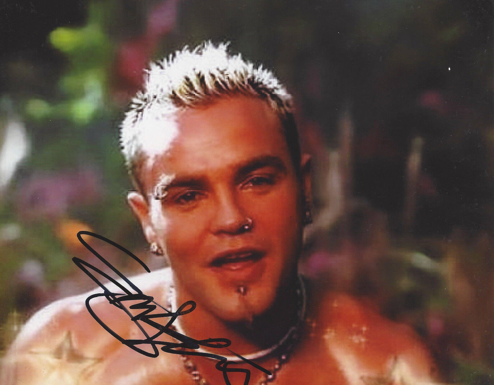 SHIFTY SHELLSHOCK SIGNED AUTHENTIC 8X10 Photo Poster painting COA CRAZY TOWN BUTTERFLY SINGER