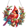 >SALE<Christmas Acrylic Single-Side Diamond Painting Hanging Pendant Decor (Cardinal)