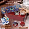 Mandala DIY Diamant Kunst Holz Aufbewahrungsbox Diamond Painting Aufbewahrungsbox