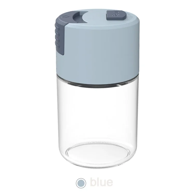 2PCS Quantitative Salt Shaker Push Type Salt Control Bottle Seasoning Jar Tool  5g