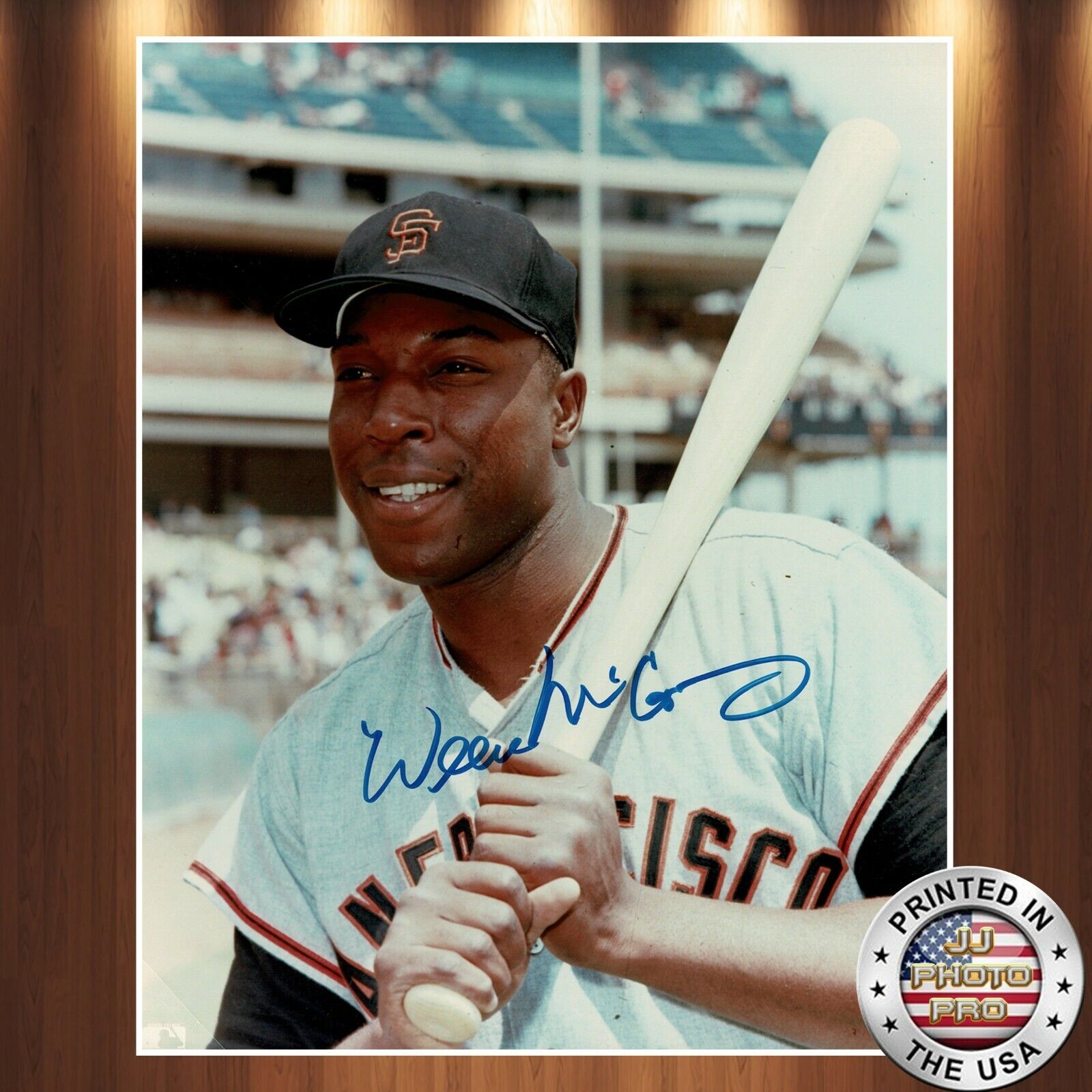 Willie McCovey Autographed Signed 8x10 Photo Poster painting (HOF Giants) REPRINT