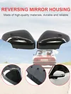 1 Pair Car Side Rearview Mirror Cover Trim ABS for C30 T5 C70 T5 2010-2013