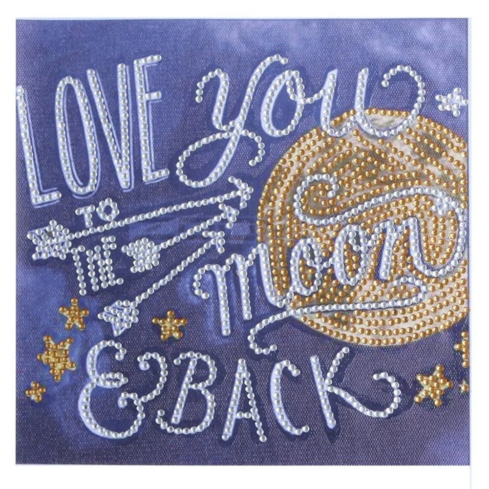 Diamond Painting - Special Shaped Drill - LOVE YOU(25*25cm)