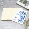 50 Pages A5 DIY Special Shaped Diamond Painting Diary Notebook Kit(Classic Butterfly)