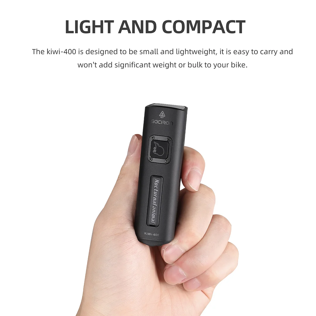 KIWI-400 Anti-Glare Bike Front Light