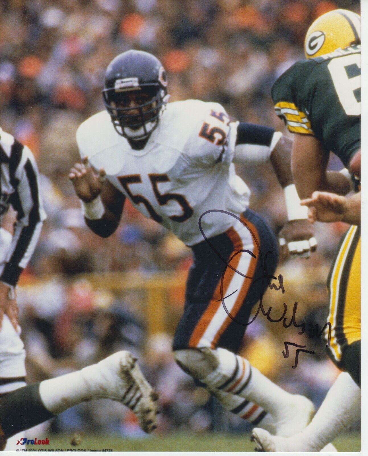 Otis Wilson 8x10 Signed Photo Poster painting w/ COA Chicago Bears #1